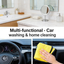 STARQ 600 GSM Heavy Microfiber Cloth for Car Cleaning & Detailing, Dual Sided Extra Thick Plush Microfiber Towel, Lint-Free Scratch-Free, 40x40 cm, Pack of 3, Multicolor