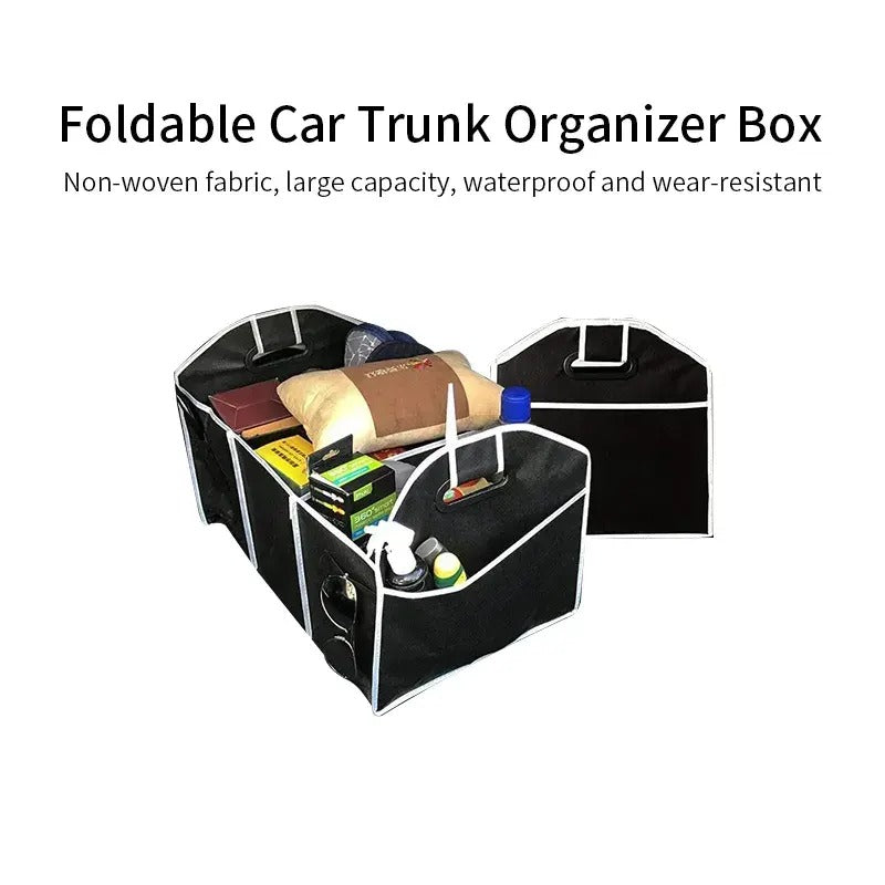 STARQ High Quality Polyester Folding Car Trunk Storage Boot Basket Storage Box Storage Boot Organizer