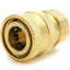 STARQ® Brass Adapter (Quick Release Coupling) M14 to 1/4 inch for Foam Lance and attachments Suitable for All Starq Models except W2/ S5