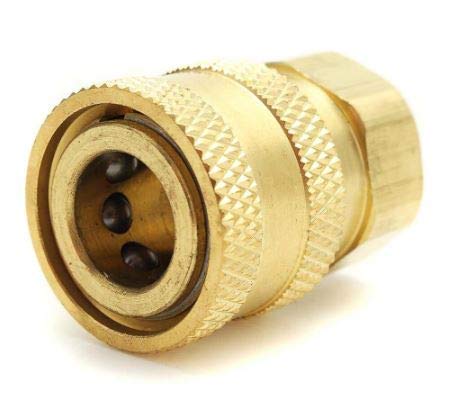 STARQ® Brass Adapter (Quick Release Coupling) M14 to 1/4 inch for Foam Lance and attachments Suitable for All Starq Models except W2/ S5
