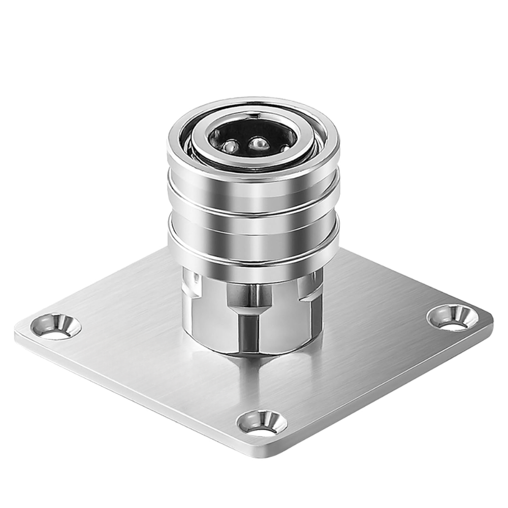 STARQ Pressure Washer Foam Cannon Holder, 1/4" Quick Connect Automatic Mount, Stainless Steel Nozzle Tip Organizer, Pressure Washer Accessory Storage Rack