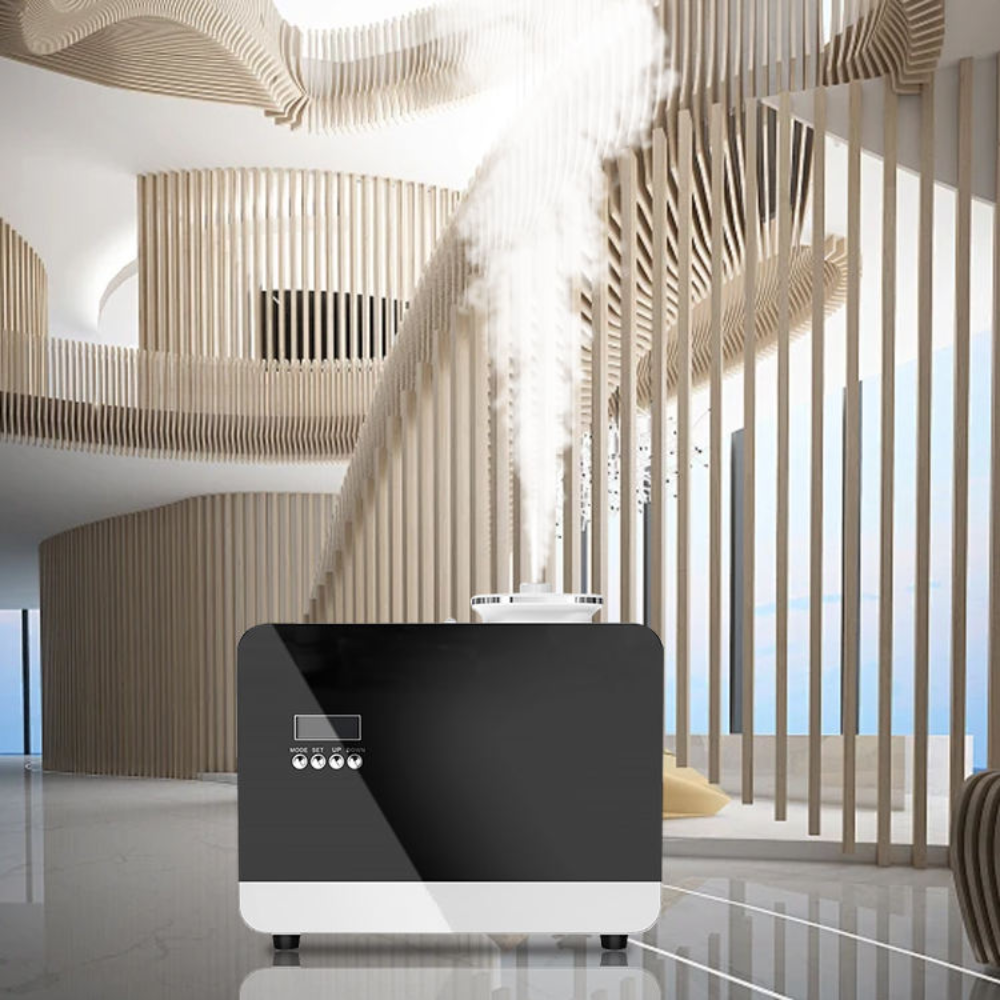 STARQ DuctPro HVAC Smart Air Scent Diffuser Waterless Aroma Machine with App Control Cold Atomization Ultra Quiet No Heat for Home Commercial Use Includes 300ml Starter Perfume