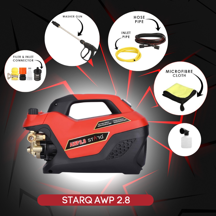 Starq AWP2.8 High pressure washer Adjustable & Waterproof