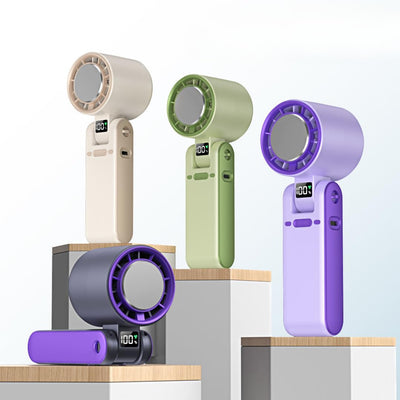 STARQ T15s Turbo Handheld Fan with 100 Speed Control, Digital Display, Concentrated Turbo Wind, Rechargeable Portable Cooling Fan for Travel Office Home (Color As per Availablity)