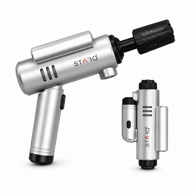 STARQ TurboFold Cordless Pressure Washer Gun 1.8 MPa Portable High Pressure Car Washer with 5 in 1 Rotating Nozzle High Speed Motor 4000mAh Type C Rechargeable Battery for Car Bike Home Cleaning