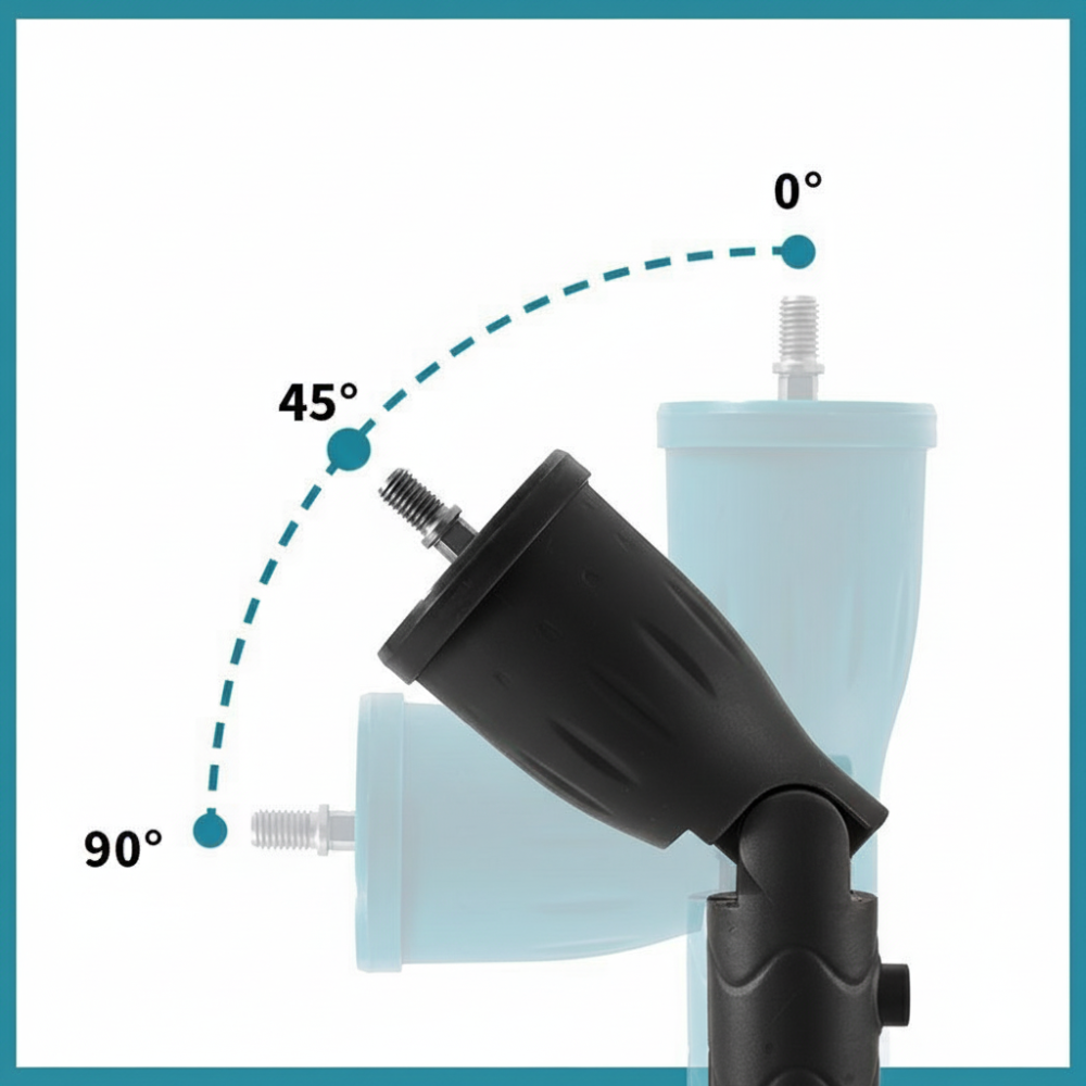 STARQ Cordless Electric Spin Scrubber with Extendable Handle, 2000mAh Battery, 5 Multi-Purpose Brush & Foam Pads, Powerful Cleaning Tool for Bathroom, Floor, Car & Household Visit the STARQ Store