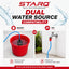 STARQ AWP 2.8 Super Combo High Pressure Car Washer | 2800W Motor, 350 Bar, 12L/Min Flow, 8M Hose Pipe | Professional 1L Foam Cannon Snow Lance (Red) with Pressure Control Knob
