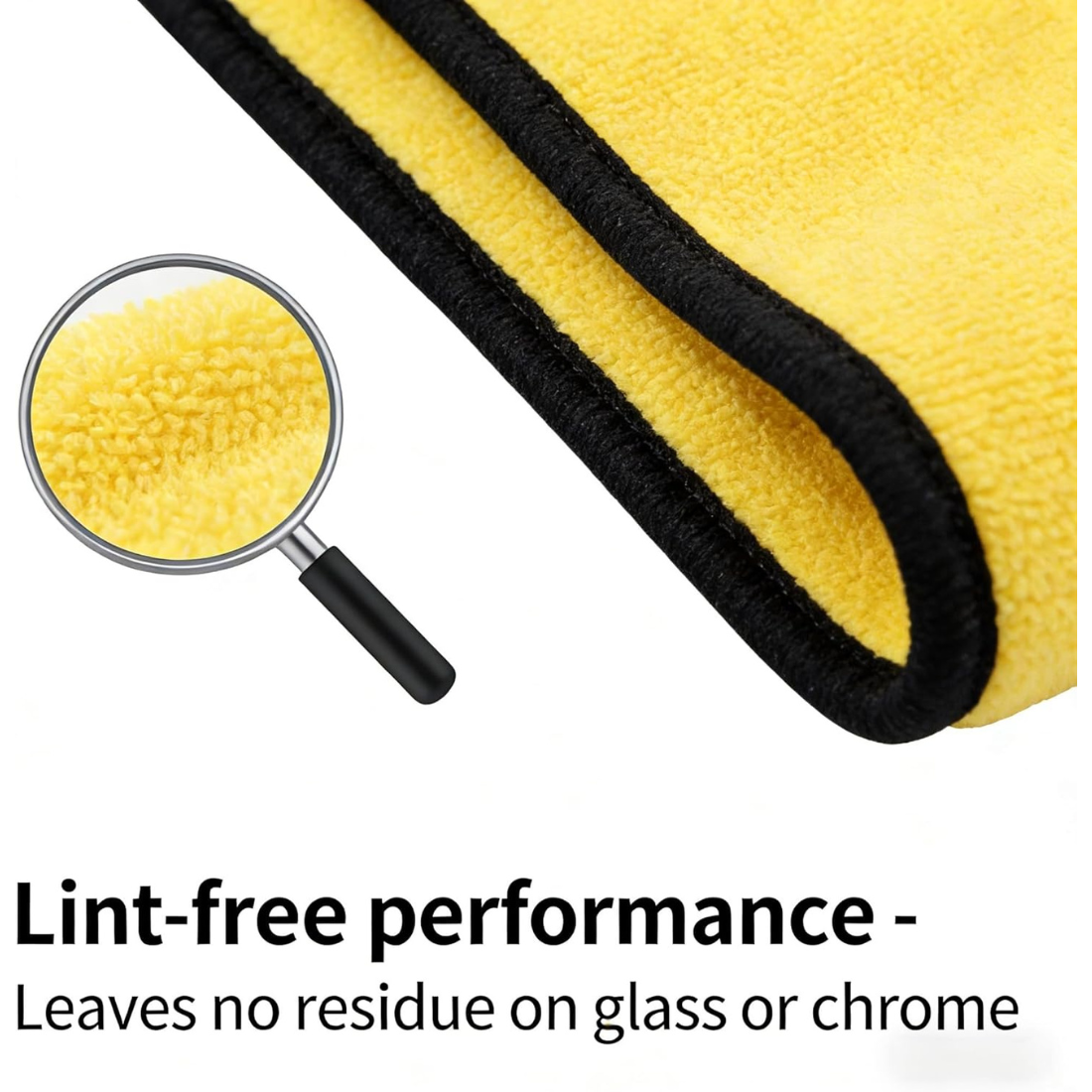 STARQ 600 GSM Heavy Microfiber Cloth for Car Cleaning & Detailing, Dual Sided Extra Thick Plush Microfiber Towel, Lint-Free Scratch-Free, 40x60 cm,Multicolor