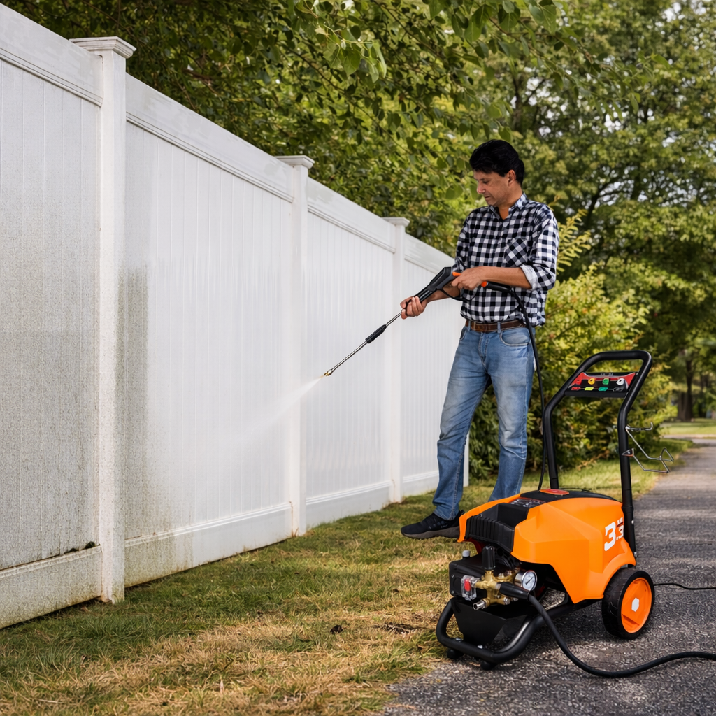 STARQ STPMDC 4.5 Commercial High Pressure Washer with PMDC Motor India’s 1st PMDC Pressure Washer 3300W 4.5HP 250 Bar 21 LPM 15m Hose for Car Bike Home & Truck Cleaning