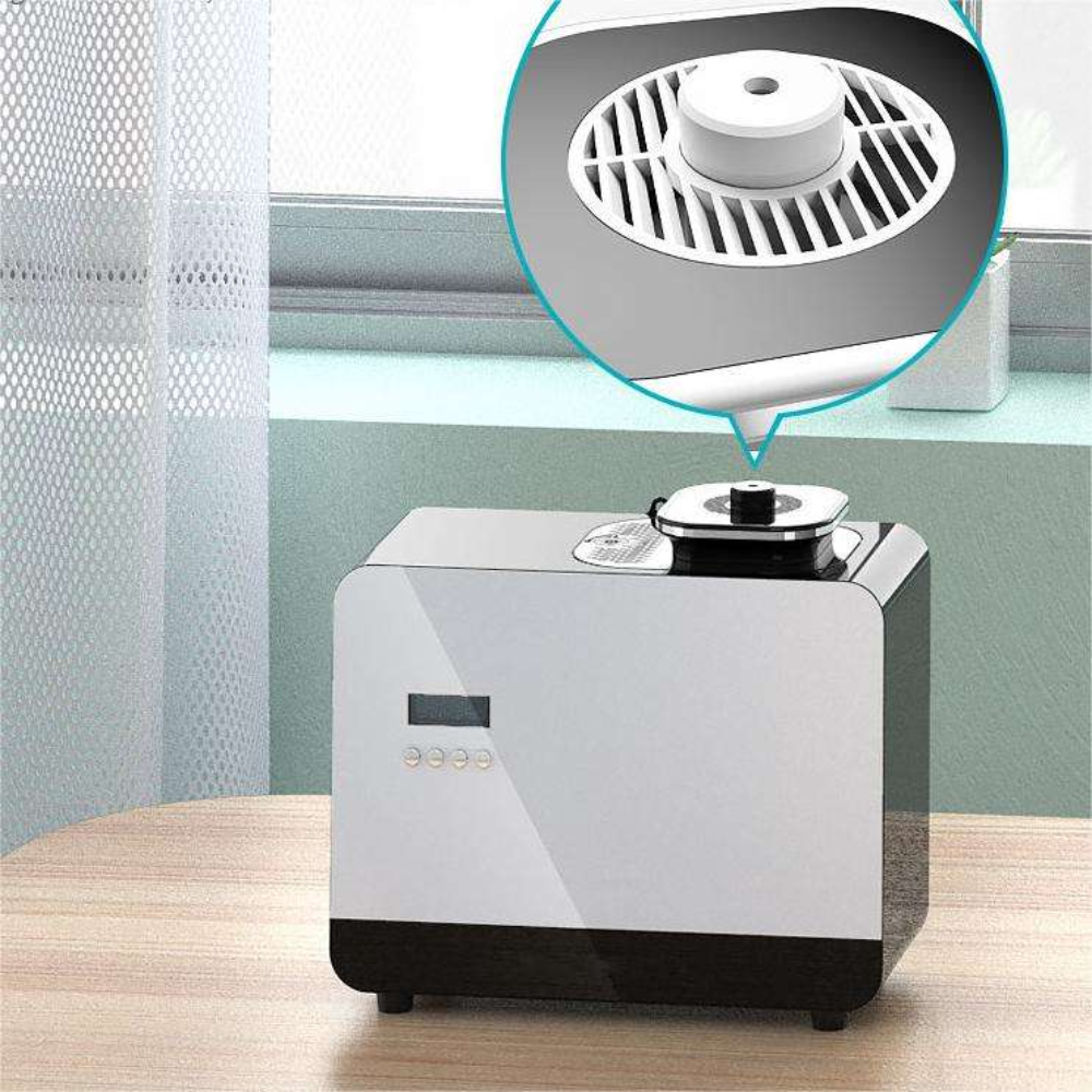 STARQ DuctPro HVAC Smart Air Scent Diffuser Waterless Aroma Machine with App Control Cold Atomization Ultra Quiet No Heat for Home Commercial Use Includes 300ml Starter Perfume