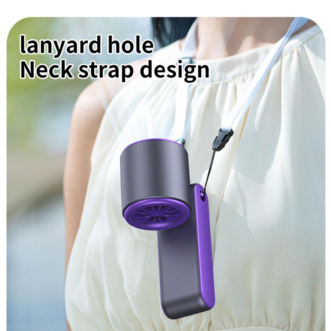 STARQ T15s Turbo Handheld Fan with 100 Speed Control, Digital Display, Concentrated Turbo Wind, Rechargeable Portable Cooling Fan for Travel Office Home (Color As per Availablity)