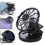STARQ Solar Fan with Adjustable Clip, Portable Mini Cooling Fan for Home Office Travel Outdoor Use, Energy Saving Fan Black (Solar-Fan)