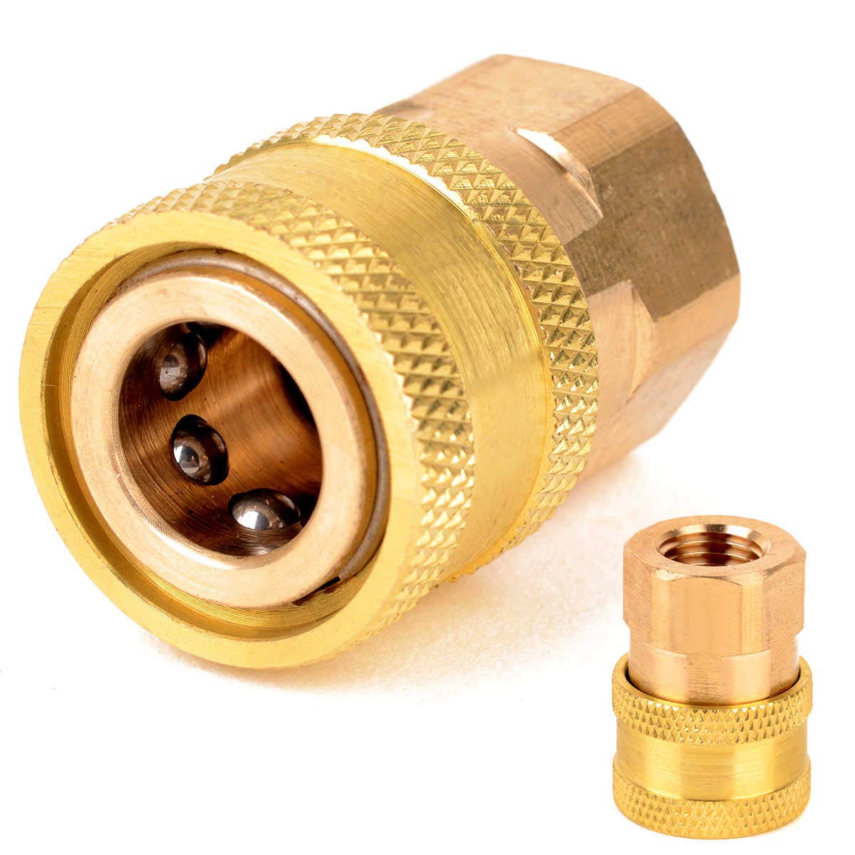 STARQ® Brass Adapter (Quick Release Coupling) M14 to 1/4 inch for Foam Lance and attachments Suitable for All Starq Models except W2/ S5