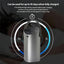 STARQ Stylish Smart Car Air Freshener Diffuser Auto On/Off Rechargeable Aroma Diffuser Cloud Mist Perfume Dispenser with 3 Speeds for Auto Interior Decor (S7)