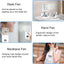 STARQ Portable Mini Handheld Fan with 3000mAh Rechargeable Battery, Foldable Personal Cooling Fan for Travel, Office & Outdoor Use FC3 (Colour As Per Availablity)