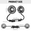 STARQ F310 Dual Head Car Fan USB with Flexible Hose, 360° Rotation, Silent Cooling with LED Light, 3-Speed Powerful Rear Seat Headrest Fan for Cars