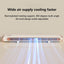 STARQ Electric Tower Fan for Bedroom, Desk Table Fan with 2 Speeds, Quiet Cooling Bladeless Fan