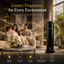 STARQ Lux Tower Luxury Smart Air Scent Diffuser Waterless Aroma Machine App Control Cold Atomization Ultra Quiet No Heat for Home & Office Includes Complimentary 300ml Starter Perfume
