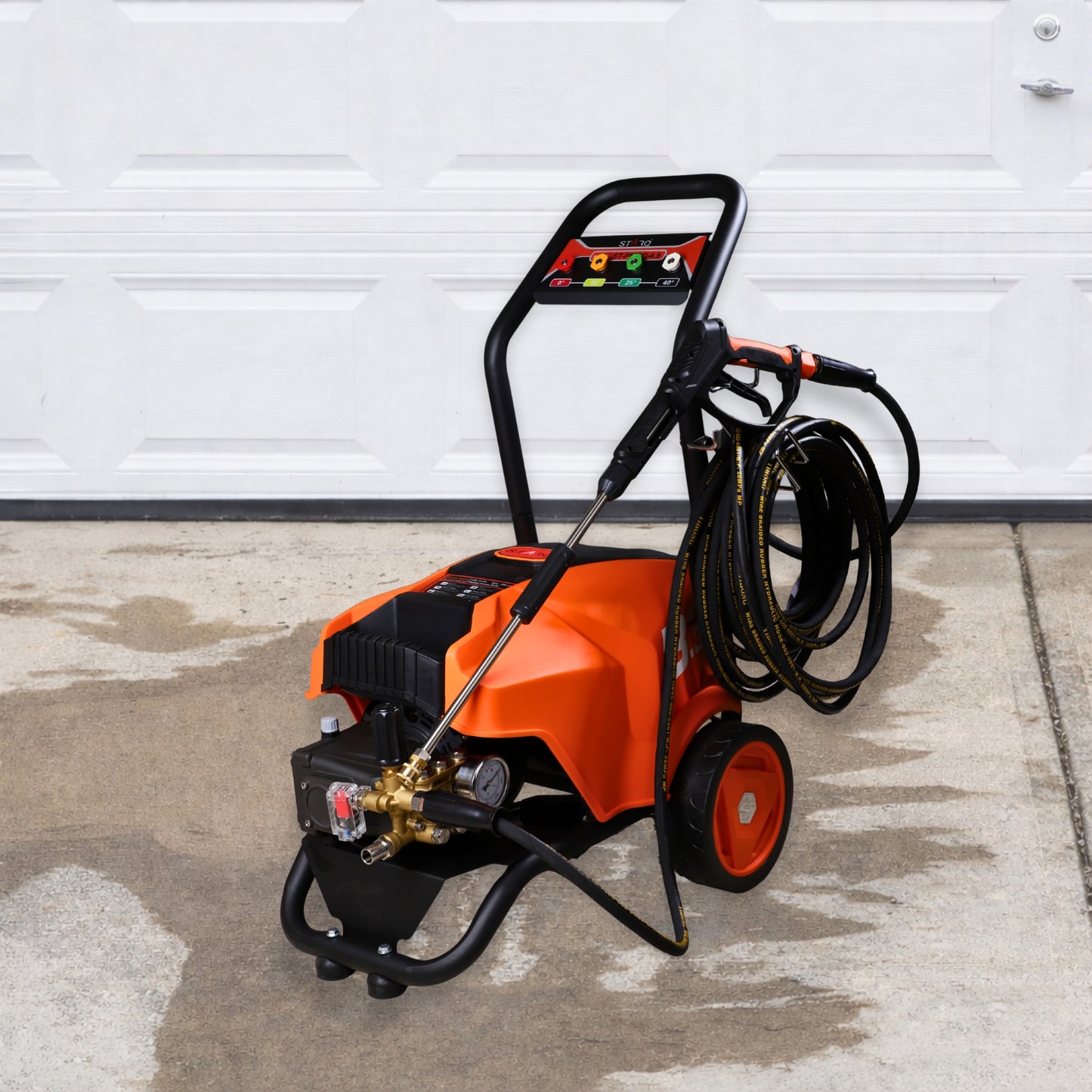 STARQ STPMDC 4.5 Commercial High Pressure Washer with PMDC Motor India’s 1st PMDC Pressure Washer 3300W 4.5HP 250 Bar 21 LPM 15m Hose for Car Bike Home & Truck Cleaning