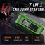 STARQ 7-in-1 Portable Jump Starter with Air Compressor, 15000mAh Battery, 2500A Peak Current, 150PSI Tyre Inflator, LED Emergency Light for Car, Bike & SUV