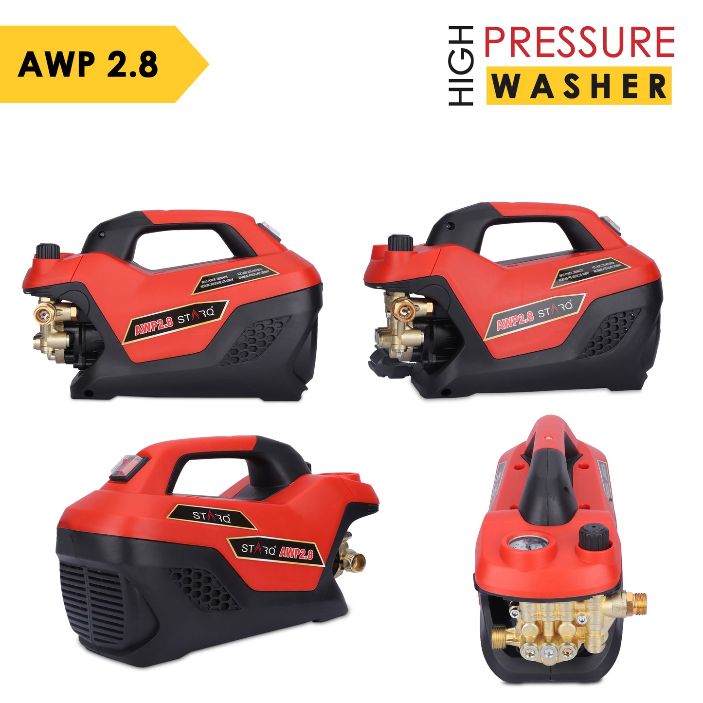 Starq AWP2.8 High pressure washer Adjustable & Waterproof