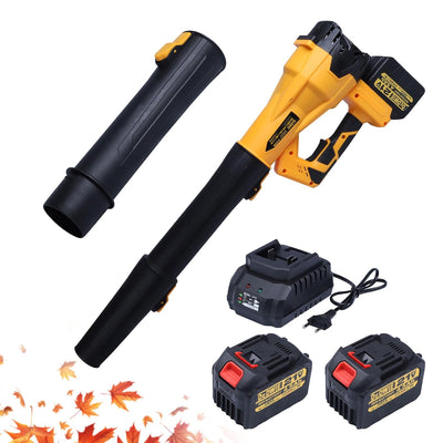 STARQ 1200W Cordless Long Leaf Blower- 21V 4.5Ah Powerful 115M/S Electric Powered Handheld Variable-Speed Yard Blower for Lawn Care, Snow Blowing, Dust Cleaning