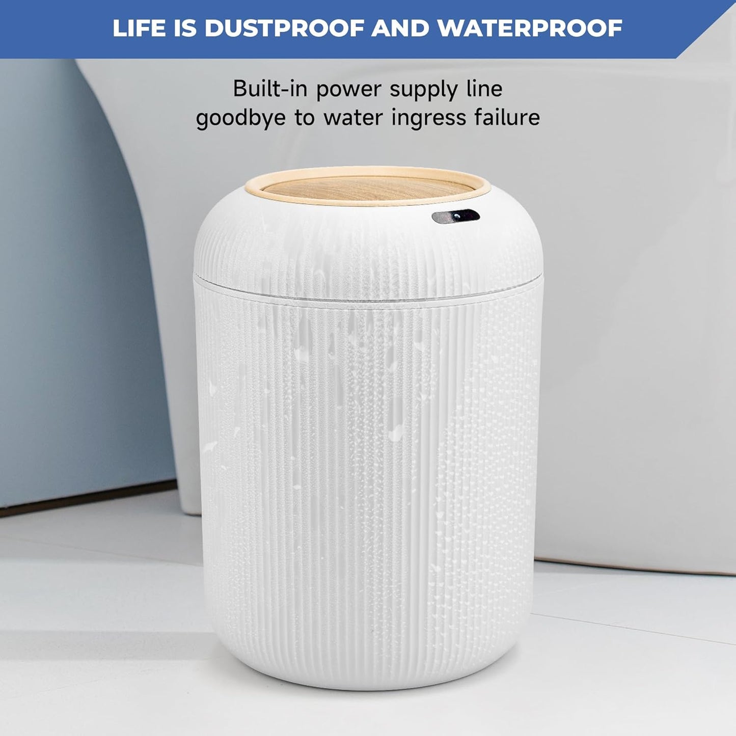 STARQ Smart Sensor Wastebasket, Convenient and Hygienic Technology Sensor Trash can for Kitchen, Bathroom, Bedroom, Living Room, Office and Outdoor
