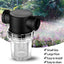 STARQ - T Strainer 1/2" Sediment Filter Attachment Water Filter with 40Mesh Filter Screen Plastic Inline Hose Filter Twist-On Pipe Strainer, Garden Hose