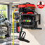STARQ Wall Mounted Pressure Washer Stand with 15 Metre Hose Reel, Heavy Duty Metal Stand for Pressure Washer Accessories, Space Saving Wall Mount Storage for Home, Farmhouse, Car Detailing Centre & Workshop
