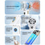 STARQ - Mini Handheld Fan Portable Cooling Electric Turbo Fan (White)