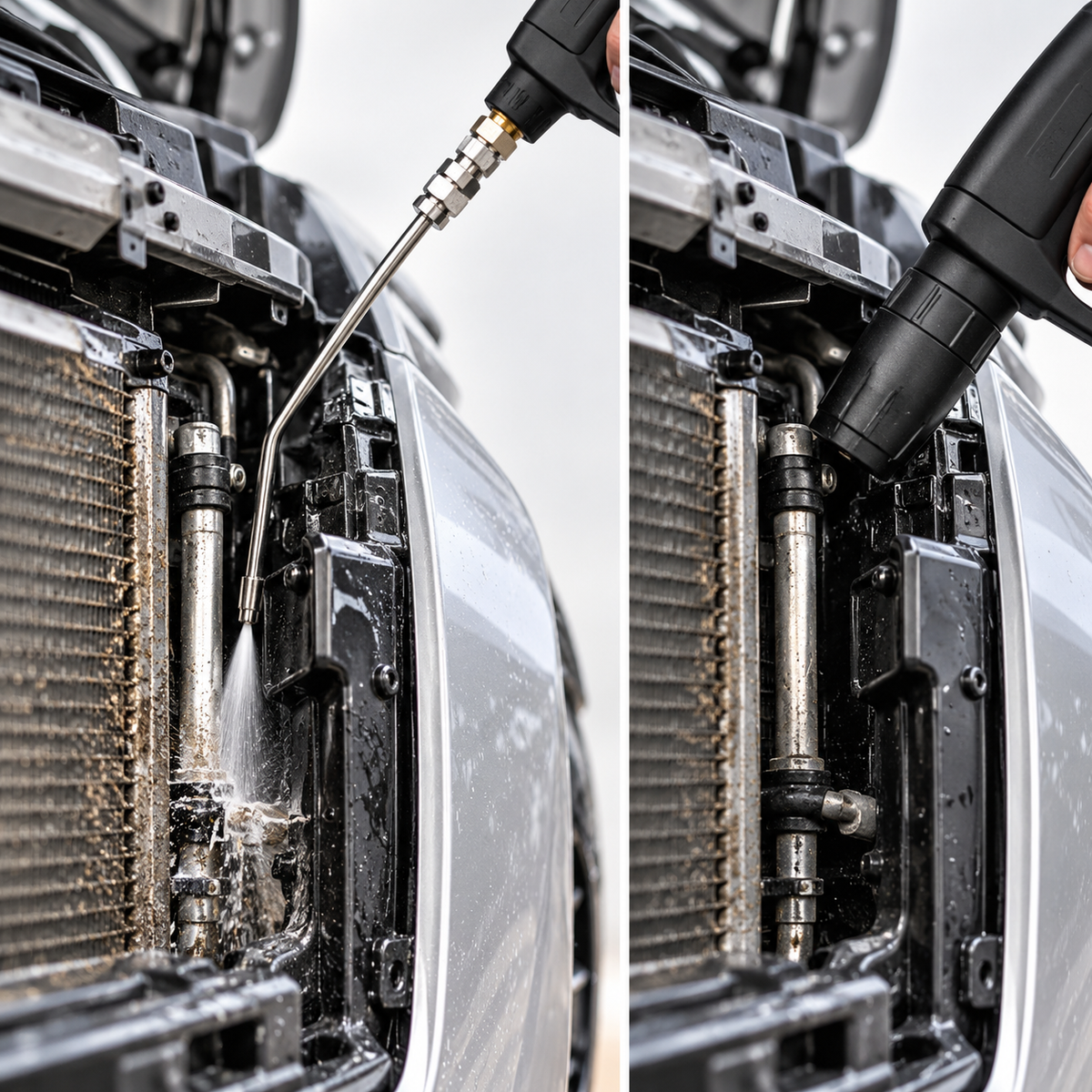 STARQ Pressure Washer Extension Rod Set, 3-Piece Straight & Bent Lance Extensions, 20cm Straight, 20cm Bent & 7.3cm Bent Rods, High Pressure Washer Accessories for Car, Bike & Home Cleaning