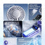 STARQ High Speed Foldable Portable Small Handheld Fan Rechargeable Battery Personal Fan Neck Fan