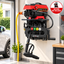 STARQ Wall Mounted Pressure Washer Stand with 15 Metre Hose Reel, Heavy Duty Metal Stand for Pressure Washer Accessories, Space Saving Wall Mount Storage for Home, Farmhouse, Car Detailing Centre & Workshop