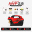 STARQ AWP 2.8 Super Combo High Pressure Car Washer | 2800W Motor, 350 Bar, 12L/Min Flow, 8M Hose Pipe | Professional 1L Foam Cannon Snow Lance (Red) with Pressure Control Knob