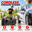 STARQ TurboMax 48V Cordless High Pressure Washer, 1020 Watts, 100 Bar, 8 LPM, with 2 x 27000mAh Batteries, 8 Meter Hose Portable Car, Bike, and Home Cleaning