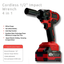 STARQ 4-in-1 Cordless Impact Wrench/Driver Drill 48V, 850Nm Torque, 2×5.0Ah Li-ion Batteries, Variable Speed, LED Light | 30-Piece Kit of Sockets & Bits, Fast Charger & Carry Case.