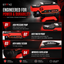 STARQ ST5 | 250 Bar 2500W | Heavy Duty High Pressure Washer for Car, Bike, Home | 1Ltr Professional Snow Foam Lance | Red