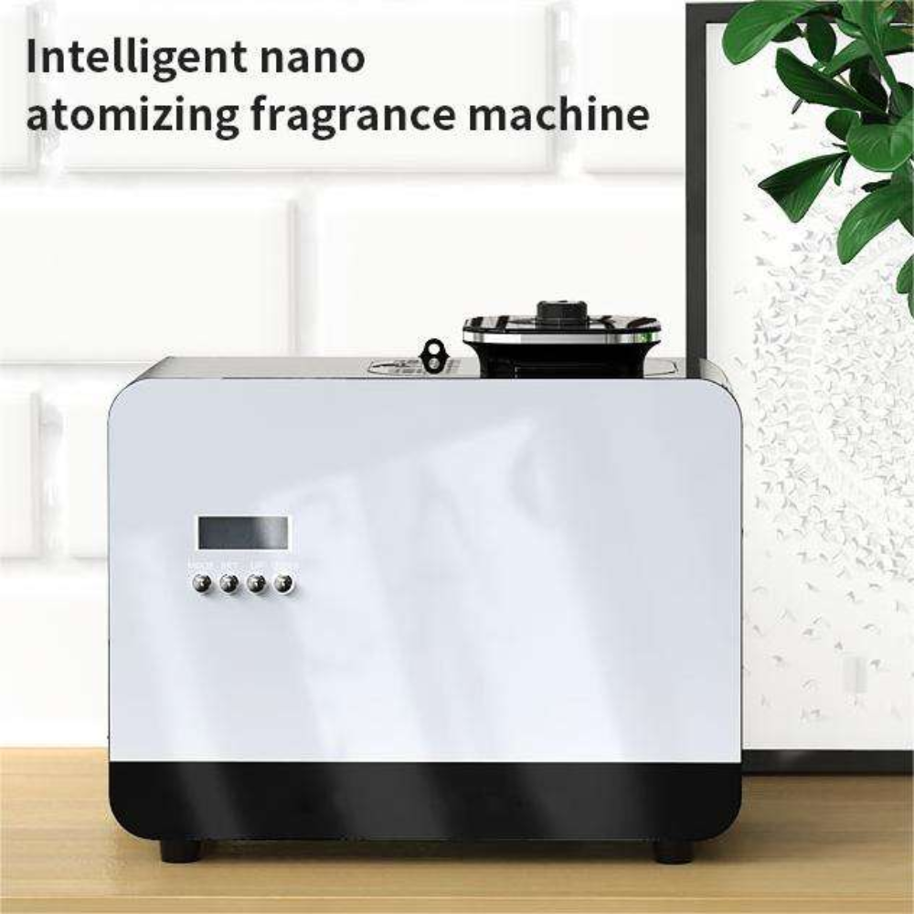 STARQ DuctPro HVAC Smart Air Scent Diffuser Waterless Aroma Machine with App Control Cold Atomization Ultra Quiet No Heat for Home Commercial Use Includes 300ml Starter Perfume