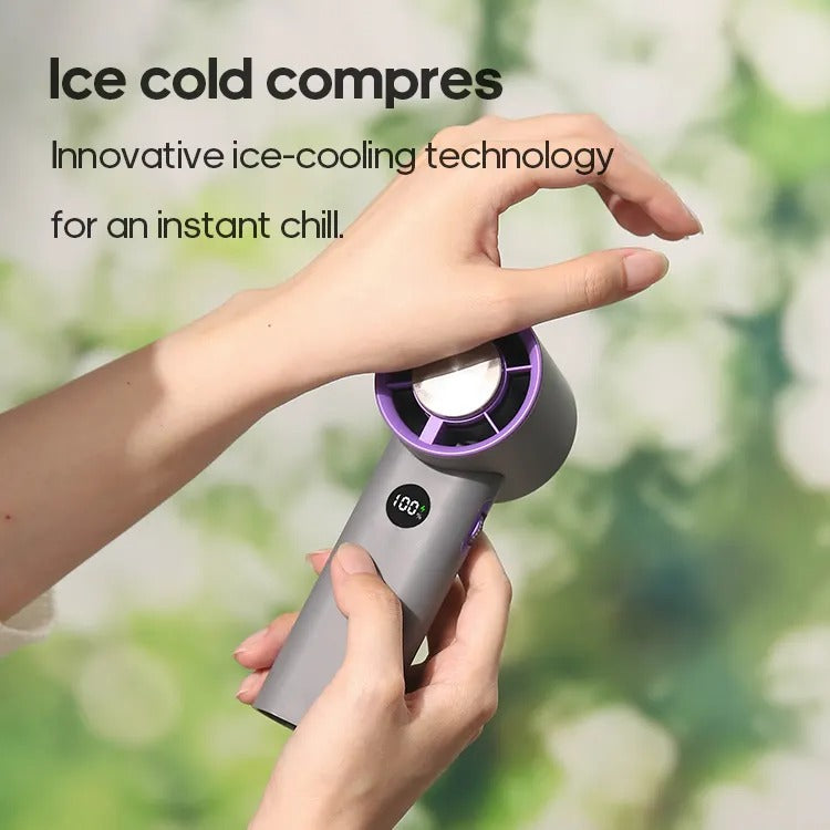 STARQ - Mini Handheld Fan Portable Cooling Electric Turbo Fan (White)