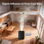 STARQ Aero Luxury Smart Air Scent Diffuser Waterless Aroma Machine App Control Cold Atomization Ultra Quiet No Heat Wall Plug for Home & Office Includes Complimentary 100ml Starter Perfume