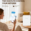 STARQ Aero Luxury Smart Air Scent Diffuser Waterless Aroma Machine App Control Cold Atomization Ultra Quiet No Heat Wall Plug for Home & Office Includes Complimentary 100ml Starter Perfume