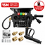 STARQ Wall Mounted Pressure Washer Stand with 15 Metre Hose Reel, Heavy Duty Metal Stand for Pressure Washer Accessories, Space Saving Wall Mount Storage for Home, Farmhouse, Car Detailing Centre & Workshop