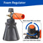 STARQ FoamMaster Heavy-Duty Foam Cannon for Pressure Washer, Pre-Installed Mesh and Orifice with Extra Set Included, Adjustable Spray Nozzle, Brass Connector, Thick Snow Foam for Car and Bike Cleaning