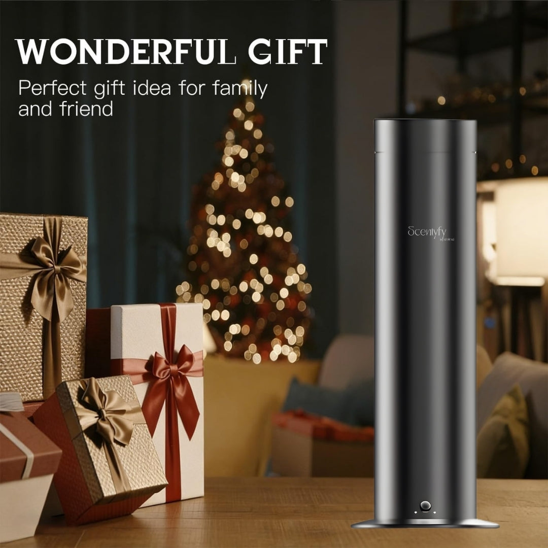 STARQ Halo Luxury Smart Air Scent Diffuser Waterless Aroma Machine Cold Atomization Ultra Quiet No Heat for Office Home Gym & Hotel Includes Complimentary 100ml Starter Pack Perfumes
