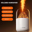 STARQ Volcano Flame Aroma Humidifier with LED Night Light, Cool Mist Diffuser, USB Powered, Portable Air Purifier for Home, Office & Bedroom, (Black)