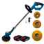 STARQ Cordless Electric Power Scrubber with Long Handle, 3 Replaceable Brush Heads, Adjustable Extension Rod, Rechargeable Cleaning Brush for Floor, Tile, Bathroom, Car & Home