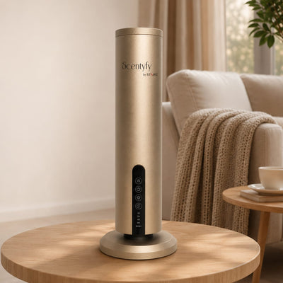 STARQ Aura Luxury Smart Air Scent Diffuser Waterless Aroma Machine Cold Atomization Ultra Quiet No Heat for Office Home Gym & Hotel Includes Complimentary 100ml Starter Pack Perfumes
