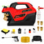 STARQ AWP 2.8 Combo High Pressure Car Washer | 2800W Motor, 350 Bar, 12L/Min Flow, 8M Hose Pipe | Professional 1L Foam Cannon Snow Lance (Red) with Pressure Control Knob