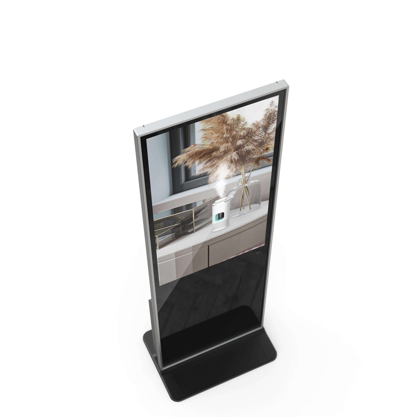 STARQ Signa Floor-Standing Advertising Aroma Diffuser with Large Digital Display Screen, Commercial Digital Signage & Scent Marketing Solution for Retail Stores, Hotels, Malls & Showrooms, Includes Complimentary 500ml Starter Pack Perfume