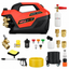 STARQ AWP 2.8 Super Combo High Pressure Car Washer | 2800W Motor, 350 Bar, 12L/Min Flow, 8M Hose Pipe | Professional 1L Foam Cannon Snow Lance (Red) with Pressure Control Knob